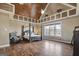 Main bedroom with high ceilings and hardwood floors at 1689 Nebo Rd, Dallas, GA 30157