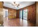 Bright bedroom with wood flooring and ceiling fan at 241 Simon Ter, Atlanta, GA 30338