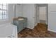 Bathroom with a vanity, walk-in shower, and a soaking tub at 625 Armitage Way, Stockbridge, GA 30281