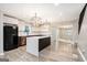 Modern kitchen with a large island and stainless steel appliances at 3199 Mcafee Rd, Decatur, GA 30032