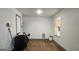 Empty bedroom with hardwood floors and window at 5173 Kingswood Cir, Atlanta, GA 30349