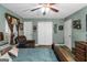 Serene bedroom with a king-size bed and ample closet space at 100 Traverse Ct, College Park, GA 30349