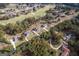 Aerial view of house and neighborhood near golf course at 870 N Bethany Rd, Mcdonough, GA 30252