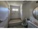 Bathroom with bathtub, toilet and vanity at 1879 Wrights Way, Jonesboro, GA 30236