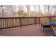 Private outdoor wooden deck, perfect for enjoying nature views at 1320 Newbridge Cir, Buford, GA 30519