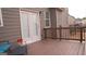 A private deck area to relax and enjoy views of the surrounding landscape at 1320 Newbridge Cir, Buford, GA 30519
