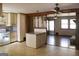 Kitchen features ample counter space and white cabinets at 1760 Upland Ridge Nw Dr, Conyers, GA 30012