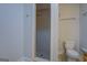 Bathroom with shower and tiled flooring at 1198 E Atlanta Rd, Stockbridge, GA 30281