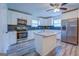 Modern kitchen with stainless steel appliances and granite countertop at 1198 E Atlanta Rd, Stockbridge, GA 30281