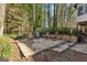 Backyard patio area with heaters at 3536 Evans Ridge Trl, Atlanta, GA 30340