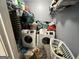 Laundry room with washer and dryer, and shelving for storage at 177 Villa Rosa Way, Temple, GA 30179