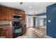 Kitchen with stainless steel appliances and wood cabinets at 1934 Hobson Sw Ct, Marietta, GA 30064