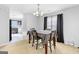 Dining area with table and chairs, kitchen view at 119 Bombay Ln, Grantville, GA 30220