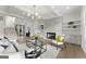 Open concept living area with fireplace, built-ins, hardwood floors, and lots of natural light at 220 Early Parkway Se Dr, Smyrna, GA 30082