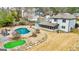 House with pool and putting green, viewed from above at 103 Sandtrap Rdg, Peachtree City, GA 30269
