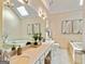 Double vanity bathroom with soaking tubs and skylights at 103 Sandtrap Rdg, Peachtree City, GA 30269