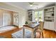 Home office with hardwood floors and French doors at 103 Sandtrap Rdg, Peachtree City, GA 30269