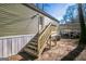 Mobile home exterior with a side entrance and steps leading to a deck at 1979 Cardell Rd # 20, Austell, GA 30168