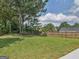 Large, grassy backyard enclosed by a wooden fence, providing ample space for recreation and privacy at 2110 Kellington Dr, Mcdonough, GA 30253