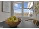 Bright dining area featuring a lake view, stylish decor, and contemporary furnishings at 459 Lester Rd, Fayetteville, GA 30215