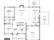 Detailed floor plan showcasing the layout of the house with dimensions for each room and outdoor area at 39 Hannah Way, Palmetto, GA 30268