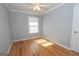 Bedroom featuring natural light and a ceiling fan at 382 Lamb Rd, Moreland, GA 30259