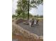 Inviting outdoor fire pit area with seating and stone surround, perfect for gatherings at 130 Glasgow Ln, Fayetteville, GA 30214