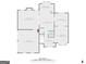 First floor plan with dimensions of all rooms at 825 Karie Dr, Mcdonough, GA 30253
