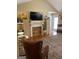 Comfortable living room with a fireplace, hardwood floors, and stylish furniture at 200 Timber Ridge Dr, Mcdonough, GA 30252