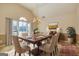 Elegant dining room with a large wood table and decor at 195 Youngs Cir, Fayetteville, GA 30215