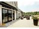 Spacious back deck with outdoor seating, perfect for entertaining or relaxing at The Canoe Club at 130 Dockside Dr # 380, Fayetteville, GA 30215