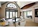 Spacious clubhouse with high ceilings, ample seating, and stylish decor at The Canoe Club at 130 Dockside Dr # 380, Fayetteville, GA 30215