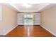 Open living area showcasing built-in bookshelves at 155 Glenwood Ln, Fayetteville, GA 30215