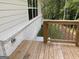 Freshly built wooden deck with a view of the backyard, seamlessly blending indoor and outdoor living at 3382 Milan Ct # 3 Plapprox Sqft 3, Douglasville, GA 30135