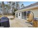 Inviting back deck featuring outdoor furniture, a grill, and egg chair at 20 Manor Oak Ln, Covington, GA 30014