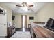 Comfortable bedroom featuring hardwood floors, neutral walls, and a bunk bed at 20 Manor Oak Ln, Covington, GA 30014