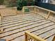 Unfinished wooden deck frame, ready for custom design at 2037 Mesa Se Dr, Atlanta, GA 30316