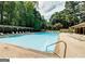 Large swimming pool with lounge chairs around its deck at 3083 Colonial Way # N, Atlanta, GA 30341