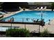 Community pool with ample seating and shaded areas at 3083 Colonial Way # N, Atlanta, GA 30341