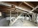 An unfinished basement gives you plenty of room for storage at 3403 Dodson Ter, East Point, GA 30344