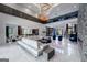 Expansive living room boasts modern decor, high ceilings and an open floor plan for entertaining at 740 Bethpage Dr, Mcdonough, GA 30253