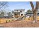 Beautiful backyard view with a wooden deck and stairs at 1055 Ormewood Se Ave, Atlanta, GA 30316