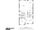 Detailed floor plan showcasing the layout of the first floor, including kitchen, living, and dining areas at 1055 Ormewood Se Ave, Atlanta, GA 30316