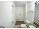 Functional half bathroom with granite countertop and updated fixtures at 2537 Bonnybrook Sw Dr, Atlanta, GA 30311