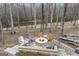 Outdoor firepit area with seating, perfect for entertaining at 50 Red River Ct, Covington, GA 30014