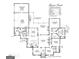 Detailed floor plan of the home's first floor, showcasing the layout of living areas, kitchen, and bedrooms at 110 Godby Dr, Fayetteville, GA 30215