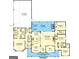 First floor plan layout with open kitchen, great room and Primary suite at 0 Lot 2 Mcbride Rd, Fayetteville, GA 30215