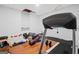 Workout space with equipment, hardwood floors and a window at 4066 Lions Gate, Douglasville, GA 30135