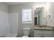 Bathroom featuring tub, granite vanity, mirror and window at 3049 Flat Shoals Rd, Atlanta, GA 30349