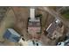 A bird's-eye view of a home with a neatly kept lawn, set in a suburban neighborhood with mature trees at 2683 Mariner Way, Villa Rica, GA 30180